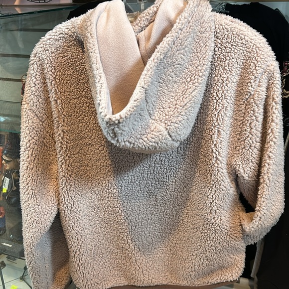 Zara Girls Fleece Hooded Jacket  - Size 13/14 - Picture 6 of 9